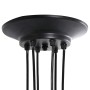 Lámpara colgante con 6 portalámparas E27 metal negro de , Lámparas - Ref: Foro24-4103455, Precio: 38,99 €, Descuento: %