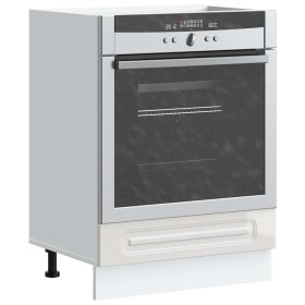 Mueble de horno Kalmar alto brillo blanco madera reconstituida de , Armarios de cocina - Ref: Foro24-853519, Precio: 75,95 €,...