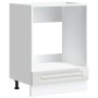 Mueble de horno Kalmar alto brillo blanco madera reconstituida de , Armarios de cocina - Ref: Foro24-853519, Precio: 75,95 €,...
