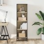 Estantería madera contrachapada color roble 40x35x139 cm de , Librerías y estanterías - Ref: Foro24-849125, Precio: 76,70 €, ...