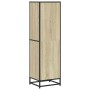 Estantería madera contrachapada color roble 40x35x139 cm de , Librerías y estanterías - Ref: Foro24-849125, Precio: 76,70 €, ...