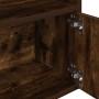 Estantería madera de ingeniería roble ahumado 31x24x127 cm de , Librerías y estanterías - Ref: Foro24-860350, Precio: 53,94 €...