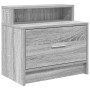 Mesilla de noche con cajón gris sonoma 51x31x47 cm de , Mesitas de noche - Ref: Foro24-858678, Precio: 46,29 €, Descuento: %