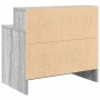 Mesilla de noche con cajón gris sonoma 51x31x47 cm de , Mesitas de noche - Ref: Foro24-858678, Precio: 46,29 €, Descuento: %