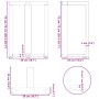 Patas mesa comedor forma T 2uds acero natural 50x35x(72-73)cm de , Patas para mesas - Ref: Foro24-4013051, Precio: 126,93 €, ...