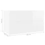 Mueble de lavabo madera de ingeniería blanco 80x38,5x45 cm de vidaXL, Muebles de baño - Ref: Foro24-804752, Precio: 66,08 €, ...