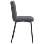 Sillas de comedor 2 unidades terciopelo gris oscuro de , Sillas de comedor - Ref: Foro24-4101245, Precio: 93,09 €, Descuento: %