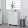 Armario de baño madera contrachapada blanco 60x33x80 cm de vidaXL, Muebles de baño - Ref: Foro24-805024, Precio: 68,16 €, Des...