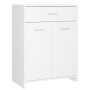 Armario de baño madera contrachapada blanco 60x33x80 cm de vidaXL, Muebles de baño - Ref: Foro24-805024, Precio: 68,16 €, Des...