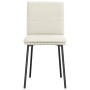 Sillas de comedor 2 unidades terciopelo crema de , Sillas de comedor - Ref: Foro24-4101253, Precio: 93,09 €, Descuento: %