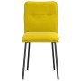 Sillas de comedor 2 unidades terciopelo amarillo de , Sillas de comedor - Ref: Foro24-4101316, Precio: 87,81 €, Descuento: %