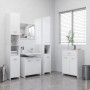Armario de baño madera contrachapada blanco 60x33x80 cm de vidaXL, Muebles de baño - Ref: Foro24-805024, Precio: 68,16 €, Des...