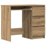 Escritorio de madera de ingeniería roble artisan 90x45x76 cm de , Escritorios - Ref: Foro24-861143, Precio: 114,02 €, Descuen...