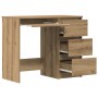 Escritorio de madera de ingeniería roble artisan 90x45x76 cm de , Escritorios - Ref: Foro24-861143, Precio: 114,02 €, Descuen...