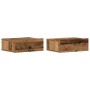 Mesitas de noche flotantes 2 uds madera vieja 40x32x15 cm de , Mesitas de noche - Ref: Foro24-861120, Precio: 58,36 €, Descue...