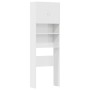 Armario lavadora madera ingeniería blanco brillante 64x24x190cm de , Accesorios para lavadoras y secadoras - Ref: Foro24-8611...