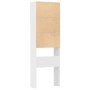 Armario lavadora madera ingeniería blanco brillante 64x24x190cm de , Accesorios para lavadoras y secadoras - Ref: Foro24-8611...