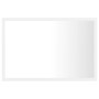 Espejo de baño LED acrílico blanco 60x8,5x37 cm de vidaXL, Tocadores de baño - Ref: Foro24-804916, Precio: 45,79 €, Descuento: %