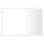 White acrylic LED bathroom mirror 60x8.5x37 cm by vidaXL, bathroom vanities - Ref: Foro24-804916, Price: 44,56 €, Discount: %