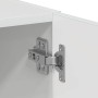 Armario lavadora madera ingeniería blanco brillante 64x24x190cm de , Accesorios para lavadoras y secadoras - Ref: Foro24-8611...