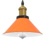 Lámpara colgante regulable altura E27 naranja brillante Ø 22cm de , Lámparas - Ref: Foro24-4103448, Precio: 29,60 €, Descuent...