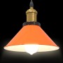 Lámpara colgante regulable altura E27 naranja brillante Ø 22cm de , Lámparas - Ref: Foro24-4103448, Precio: 29,60 €, Descuent...