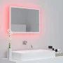 White acrylic LED bathroom mirror 60x8.5x37 cm by vidaXL, bathroom vanities - Ref: Foro24-804916, Price: 44,56 €, Discount: %