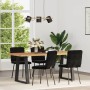 Sillas de comedor 4 unidades terciopelo negro de , Sillas de comedor - Ref: Foro24-3315163, Precio: 216,55 €, Descuento: %