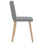 Sillas de comedor 4 unidades tela gris claro de , Sillas de comedor - Ref: Foro24-3315168, Precio: 193,13 €, Descuento: %