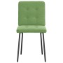 Sillas de comedor 6 unidades terciopelo verde claro de , Sillas de comedor - Ref: Foro24-3315430, Precio: 240,02 €, Descuento: %