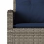 Sofá en forma de L con cojines ratán sintético gris de , Conjuntos de jardín - Ref: Foro24-365419, Precio: 328,64 €, Descuent...