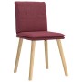 Sillas de comedor 2 unidades tela rojo tinto de , Sillas de comedor - Ref: Foro24-4101258, Precio: 109,08 €, Descuento: %