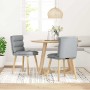 Sillas de comedor giratorias 2 unidades tela gris claro de , Sillas de comedor - Ref: Foro24-4101293, Precio: 109,95 €, Descu...