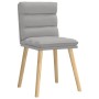 Sillas de comedor 2 uds tela gris nube de , Sillas de comedor - Ref: Foro24-4101302, Precio: 112,31 €, Descuento: %
