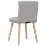 Sillas de comedor 2 uds tela gris nube de , Sillas de comedor - Ref: Foro24-4101302, Precio: 112,31 €, Descuento: %