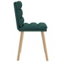 Sillas de comedor 2 unidades tela verde oscuro de , Sillas de comedor - Ref: Foro24-4101298, Precio: 109,95 €, Descuento: %