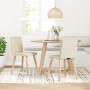 Sillas de comedor 2 unidades lino de , Sillas de comedor - Ref: Foro24-4101266, Precio: 115,29 €, Descuento: %