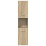 Juego de muebles de baño 5 pzas madera ingeniería roble Sonoma de , Muebles de baño - Ref: Foro24-3325030, Precio: 288,19 €, ...