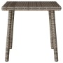 Mesa centro jardín rectangular gris 40x40x37cm ratán sintético de , Mesas de jardín - Ref: Foro24-4104047, Precio: 26,51 €, D...