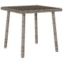 Mesa centro jardín rectangular gris 40x40x37cm ratán sintético de , Mesas de jardín - Ref: Foro24-4104047, Precio: 26,51 €, D...