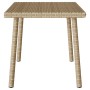 Mesa centro jardín rectangular beige 60x40x37cm ratán sintético de , Mesas de jardín - Ref: Foro24-4104053, Precio: 38,05 €, ...