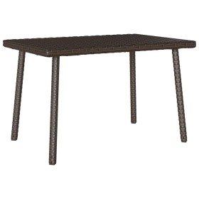 Mesa centro jardín rectangular marrón 60x40x37 cm de , Mesas de jardín - Ref: Foro24-4104051, Precio: 33,13 €, Descuento: %