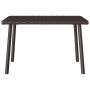 Mesa centro jardín rectangular marrón 60x40x37 cm de , Mesas de jardín - Ref: Foro24-4104051, Precio: 33,13 €, Descuento: %