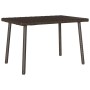 Mesa centro jardín rectangular marrón 60x40x37 cm de , Mesas de jardín - Ref: Foro24-4104051, Precio: 33,13 €, Descuento: %