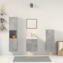 Set muebles de baño 5 piezas madera ingeniería gris hormigón de , Muebles de baño - Ref: Foro24-3324895, Precio: 257,60 €, De...