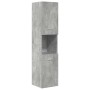 Set muebles de baño 5 piezas madera ingeniería gris hormigón de , Muebles de baño - Ref: Foro24-3324895, Precio: 257,60 €, De...