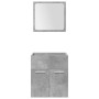 Set muebles de baño 5 piezas madera ingeniería gris hormigón de , Muebles de baño - Ref: Foro24-3324895, Precio: 257,60 €, De...