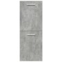 Set muebles de baño 5 piezas madera ingeniería gris hormigón de , Muebles de baño - Ref: Foro24-3324895, Precio: 257,60 €, De...