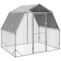 Gallinero con techo 2,5x2x2,25 m acero galvanizado de , Jaulas y habitáculos para animales pequeños - Ref: Foro24-4104030, Pr...