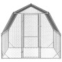 Gallinero con techo 2,5x2x2,25 m acero galvanizado de , Jaulas y habitáculos para animales pequeños - Ref: Foro24-4104030, Pr...
